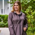 thumbnail image 4 of Free Country Women's Plus Size X2O Anorak Rain Jacket Black 1X, 4 of 5