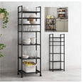 thumbnail image 1 of Estante De Almacenamiento Cocina Y Baño Organizador Gabinete Negro, 1 of 4