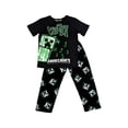 thumbnail image 1 of Pijama Minecraft para Niño con Estampado Tacto Suave Talla 4 Negro, 1 of 4