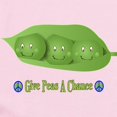 thumbnail image 2 of CafePress - Give Peas A Chance Body Suit - Long Sleeve Cotton Baby Bodysuit, 2 of 4