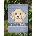 thumbnail image 3 of Caroline's Treasures BB1444GF Buff Poodle Welcome Flag Garden Size , Small, multicolor, 3 of 3