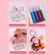 thumbnail image 3 of Juguetes para piscina, juguete para bebé, set de pintura de resina de cristal navideño para niños, incluye bolígrafo de resina de 6 ml con adhesivo de cristal para pintar ventanas y llaveros., 3 of 5