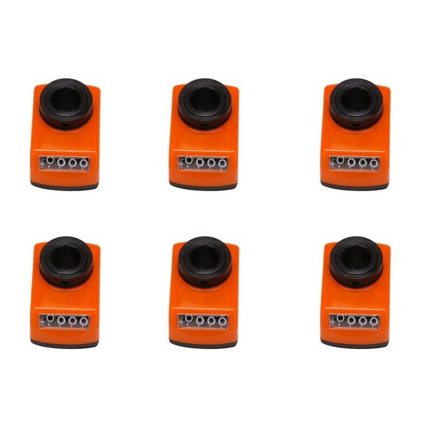 6PCS 14Mm Indicador de Posición Contador Pantalla de Posición de 4 Dígitos Indicador de Posición Digital MáQuina Herramienta Contador Industrial