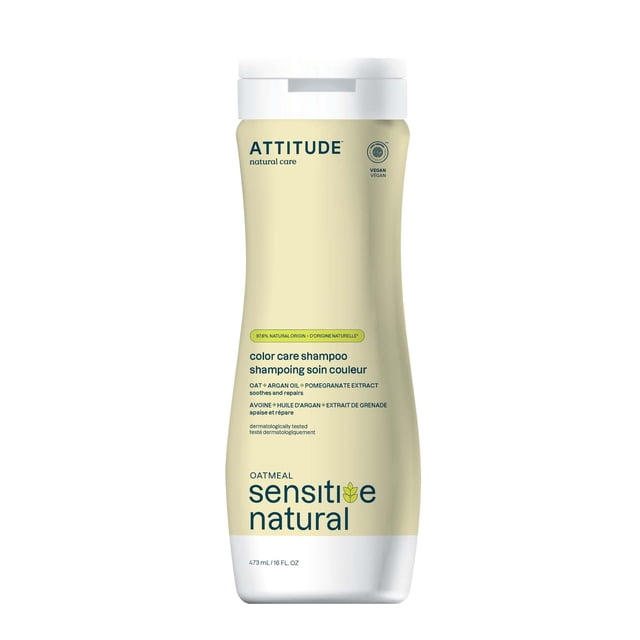 Champú ATTITUDE Color Care para cuero cabelludo seco y sensible 480 ml