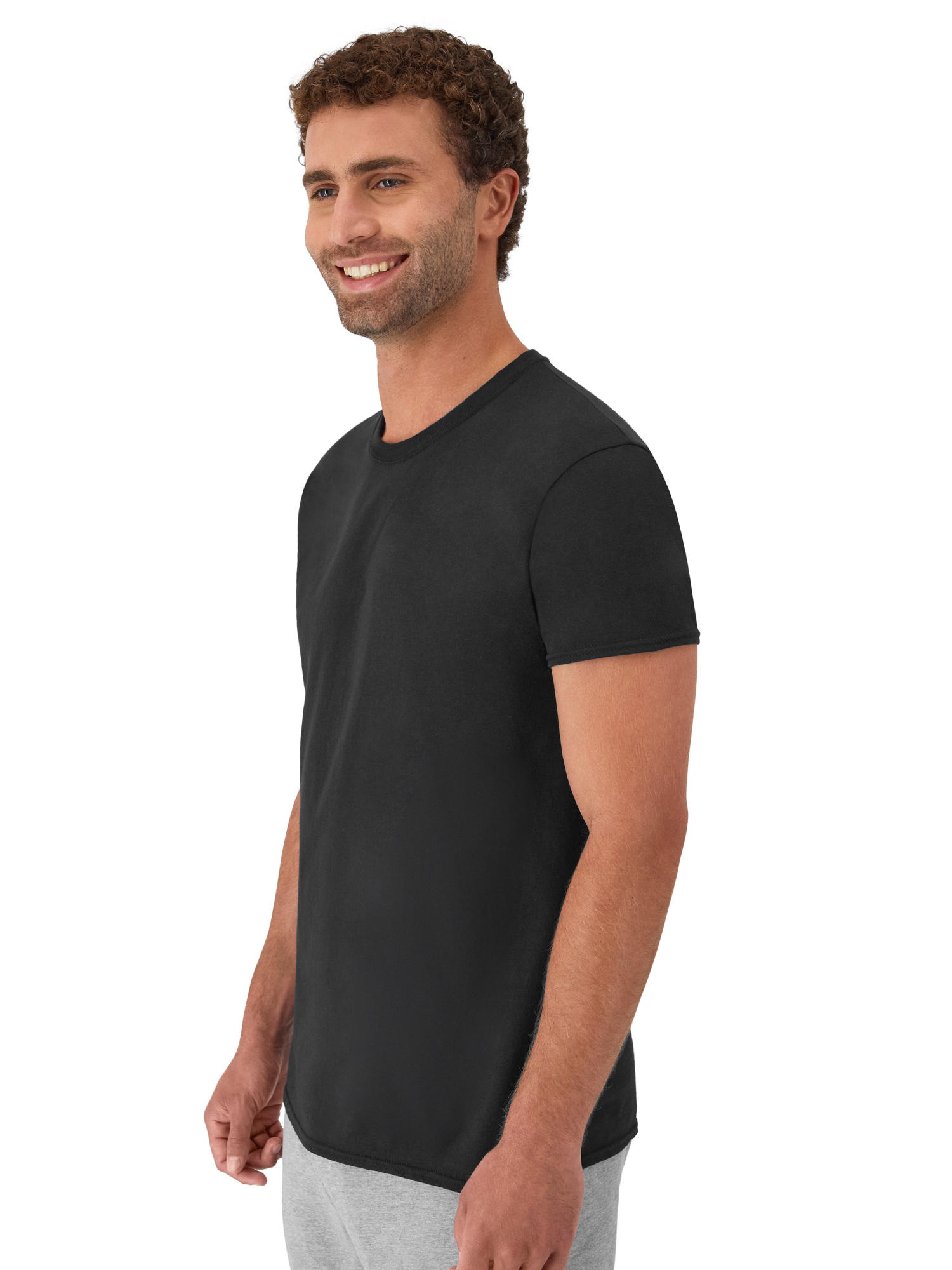 Hanes Men's Crew Neck T-Shirt, 6-Pack photo 5