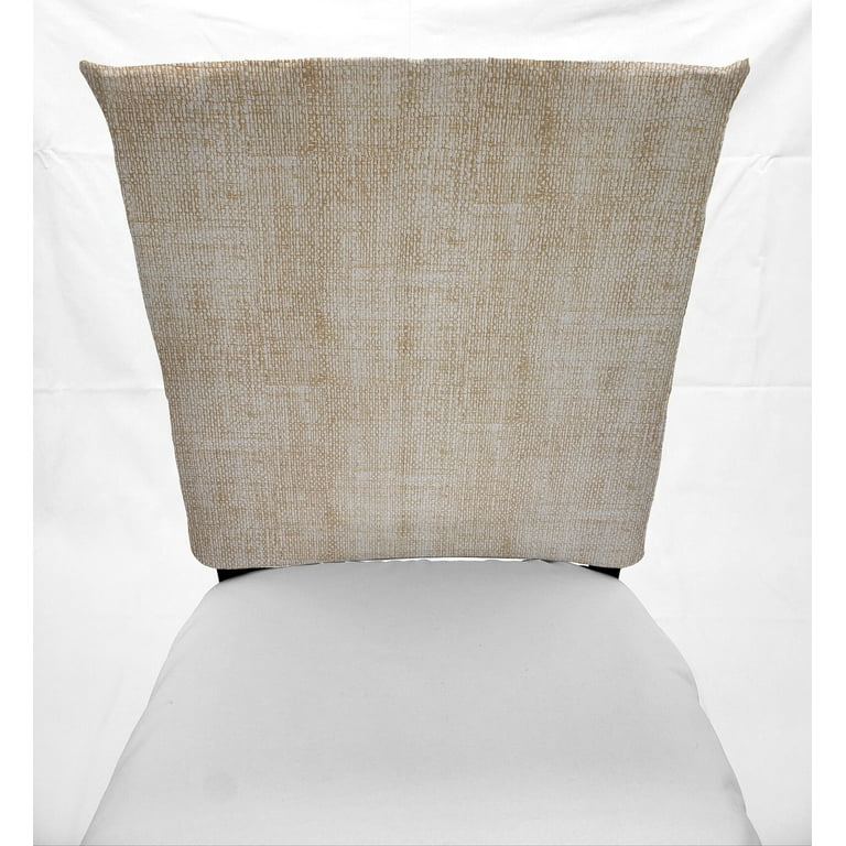 Faux Burlap Dining Room Chair Back Covers or Seat Covers by Penny s Needful Things Chair Back Cover Only 18 W x 14 H CHAIR BACK Taupe