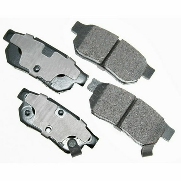 Akebono PRO-ACT Ultra-Premium Brake Pad Set, Ceramic w/ Shims Fits select: 2000 HONDA CIVIC EX, 1992-1995 HONDA CIVIC