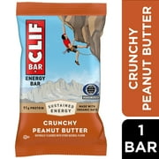 CLIF BAR Energy Protein Bars, Crunchy Peanut Butter, 1ct