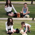 thumbnail image 3 of Muiteiur 5Pcs Cute Puppy Plush Toy Set 13.8" Bulk Dog Stuffed Animal, 3 of 9