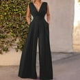 thumbnail image 2 of Trendy Plus Size Jumpsuit For Everyday Wear Slim Fit High Waist Style Straight Leg Design For And Casual Outings Elegant And Versatile Piece, 2 of 2
