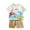 Multicolor#13, variant on Utoimkio Toddler Unisex Summer Clothes Casual Print Short Sleeve T-Shirt Tops and Shorts Set Kids Summer Outfits