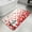 Red, variant on Ombre Brown Polka Dot Bathroom Runner Rugs Non Slip Washable Absorbent Narrow Long Bath Mat Abstract Watercolor Geometric Runner Rugs for Kitchen Hallway Bedroom Laundry Study Room 31.5"x63"