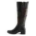 thumbnail image 3 of Spring Step Women’s PATCHWORK Tall Boot – Multi-Color Leather Knee-High with Stacked Heel, 3 of 9