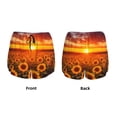 thumbnail image 3 of Salouo Sunset Golden Sunflower Field Print Women's 2 in 1 Running Shorts Double-Layer Shorts Athletic Workout Gym Yoga Shorts Running Shorts for Women-Small, 3 of 7