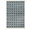 GAP Home Hand Woven Denim and Jute Plaid Indoor Area Rug, Blue and White, 30x50