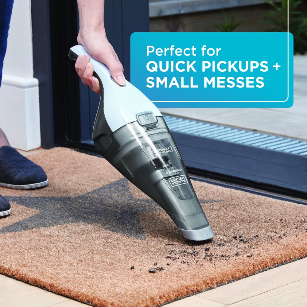 BLACK+DECKER dustbuster® 7.2V 1.5Ah Cordless Hand Vacuum, for Quick Cleanups, Model #HNVC215B12, Icy Blue