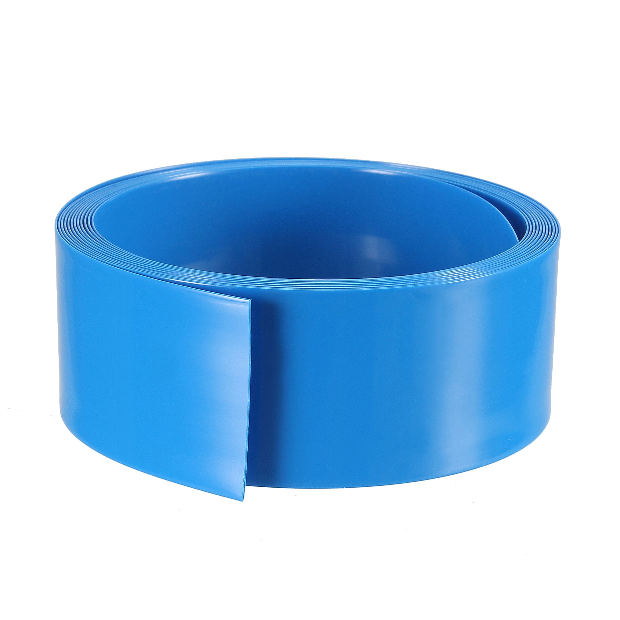 PVC Heat Shrink Tubing 23mm Flat Width for AA 2 Meters Blue Walmart