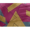 thumbnail image 4 of oneOone Georgette Viscose Fabric Rectangle & Triangle Geometric Printed Craft Fabric BTY 42 Inch Wide, 4 of 4