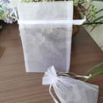 thumbnail image 4 of Eigraketly 100 piezas Protección de frutas Insectos y pájaros Bolsas de frutas 100 piezas Hilo fresco y bolsas de hilo blanco protectoras de Jardín y Patio 10*15cm, 4 of 6