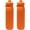 Classic Orange, variant on Silipint 30oz Silicone Water Bottle, BPA-Free & Food-Grade, Dishwasher Safe, Leak-Resistant Reusable Bottle for Travel, Sports & Outdoor Use, 2-Pack, Prism
