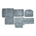 thumbnail image 3 of Packing Cubes For Travel 7Pcs Travel Cubes Set Foldable Suitcase Organizer Lightweight Luggage Storage Bag, 3 of 3