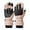 Pink, variant on CAIXIA Womens Leather Gloves Women's Winter Ski Gloves Thermal Lined Touchscreen Compatible for Cycling and Cold Weather Activities,White