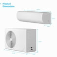 thumbnail image 7 of TABU 11500 BTU Mini Split Air Conditioner & Heater, 19 SEER2, WIFI Enabled, Remote Control, White, 7 of 7