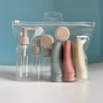 thumbnail image 2 of RAGUPEL 11 Pcs Travel Size Toiletries,Clear PVC Storage Bag Travel Size Containers,TSA-Approved Includes Useful Accessories Travel Bottles,Style5, 2 of 2