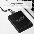 thumbnail image 3 of Black 2 T B Large Capacity External SSD USB 3.0 Hard Drive Type C-Computer/Laptop, 3 of 7