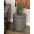 thumbnail image 2 of DecMode Black Fiber Clay Industrial Outdoor Stool 17", 2 of 11