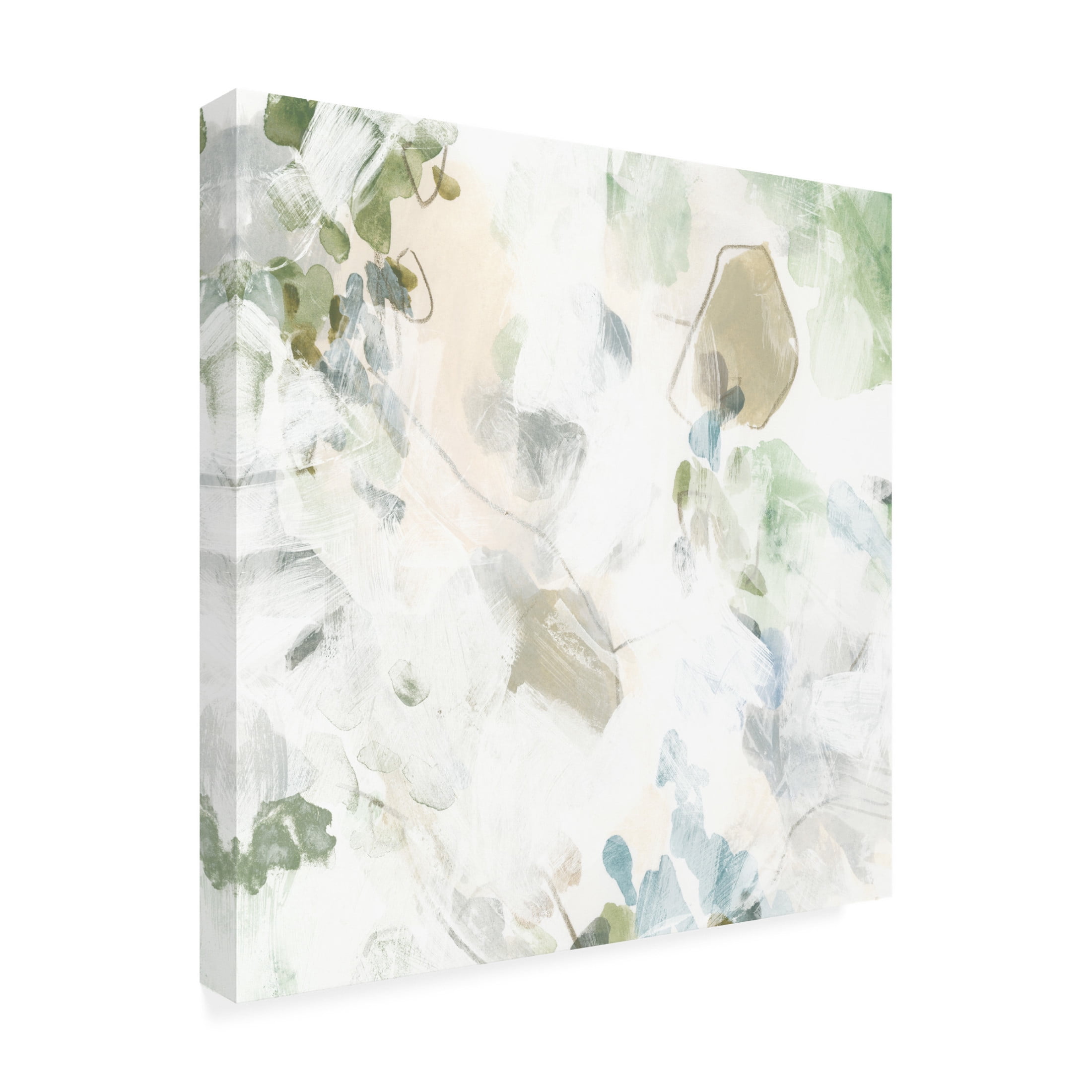 Trademark Fine Art June Erica Vess Green Granite II Canvas Wall Art