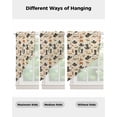 thumbnail image 3 of Western Cowboy Swag Valances for Windows, Country Vintage Art Boots Desert Rod Pocket Sheer Valances for Small Windows, Swag Toppers Light Filtering for Kitchen Living Room 2 Panels 28''x36'', 3 of 5