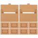 thumbnail image 3 of 10 cajas de almacenamiento de sobres, cajas de postales de papel kraft con ventana abierta, 3 of 7