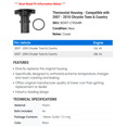 thumbnail image 2 of Thermostat Housing - Compatible with 2007 - 2010 Chrysler Town & Country 2008 2009, 2 of 2