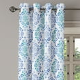 thumbnail image 2 of Ambesonne Watercolor Grommet Curtain, Moroccan Element, 50" x 120", Sea Green Violet Blue, 2 of 6
