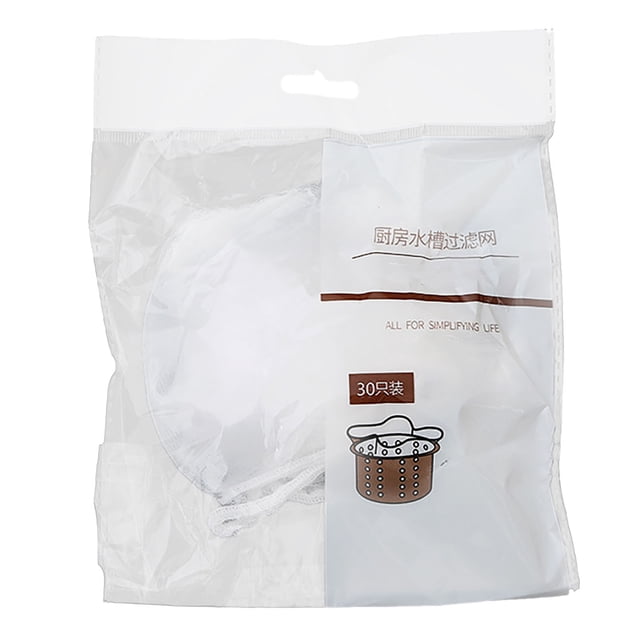 Sac Filtre à Ordures d'Évier de Cuisine Filet Polyester Haute Densité Jetable Élastique Inodore