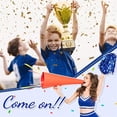 thumbnail image 4 of NOGIS Cheerleader Pompom Dance Party Accessories - 4Pcs Party Dress Cheerleading Gifts - Cheer Gifts Party Set - Dance Costume for Graduation Noise Makers and Sporting Events Makers (Red, Blue), 4 of 7