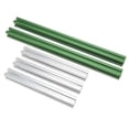 thumbnail image 2 of Open ITX Computer Case Bracket, Good Heat Dissipation, Split Hardware Structure, Aluminum Alloy, DIY Bare Frame for Home, Green and Silver, 2 of 4