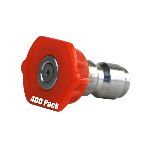 400 Pack Erie Tools Pressure Washer 1/4" Quick Connect 0 Degree 6.0 Nozzles