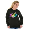 thumbnail image 3 of XOMG POP Kinley Sweet and Salty Women Plus Size Sweatshirt Brisco Brands 2X, 3 of 5