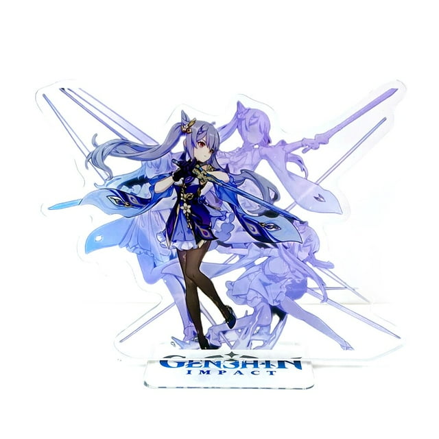 Genshin Impact Liyue personajes Yelan Ye Lan figura acrílica con soporte modelo placa titular topper anime Gao Jinjia LED