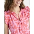 thumbnail image 4 of Time and Tru Women's Flutter Sleeve Mini Dress, Sizes XS-XXXL, 4 of 4