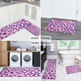 thumbnail image 5 of Pink and Purple Of Leopard Print Kitchen Rugs Sets Of 2,Anti Fatigue Kitchen Mat Rugs Non Slip Washable,Decorative Kitchen Floor Mats for Kitchen,Sink,Laundry,17"x30"+17"x47", 5 of 7