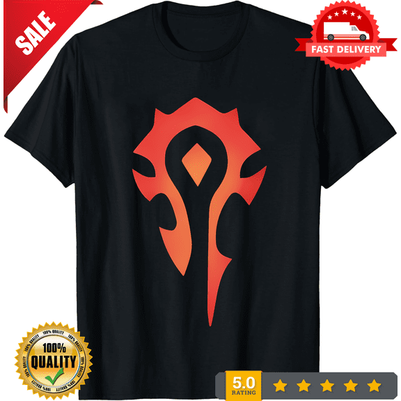 World of Warcraft Horde Crest Unisex T-Shirt, CROWD FAVORIT-TH71643
