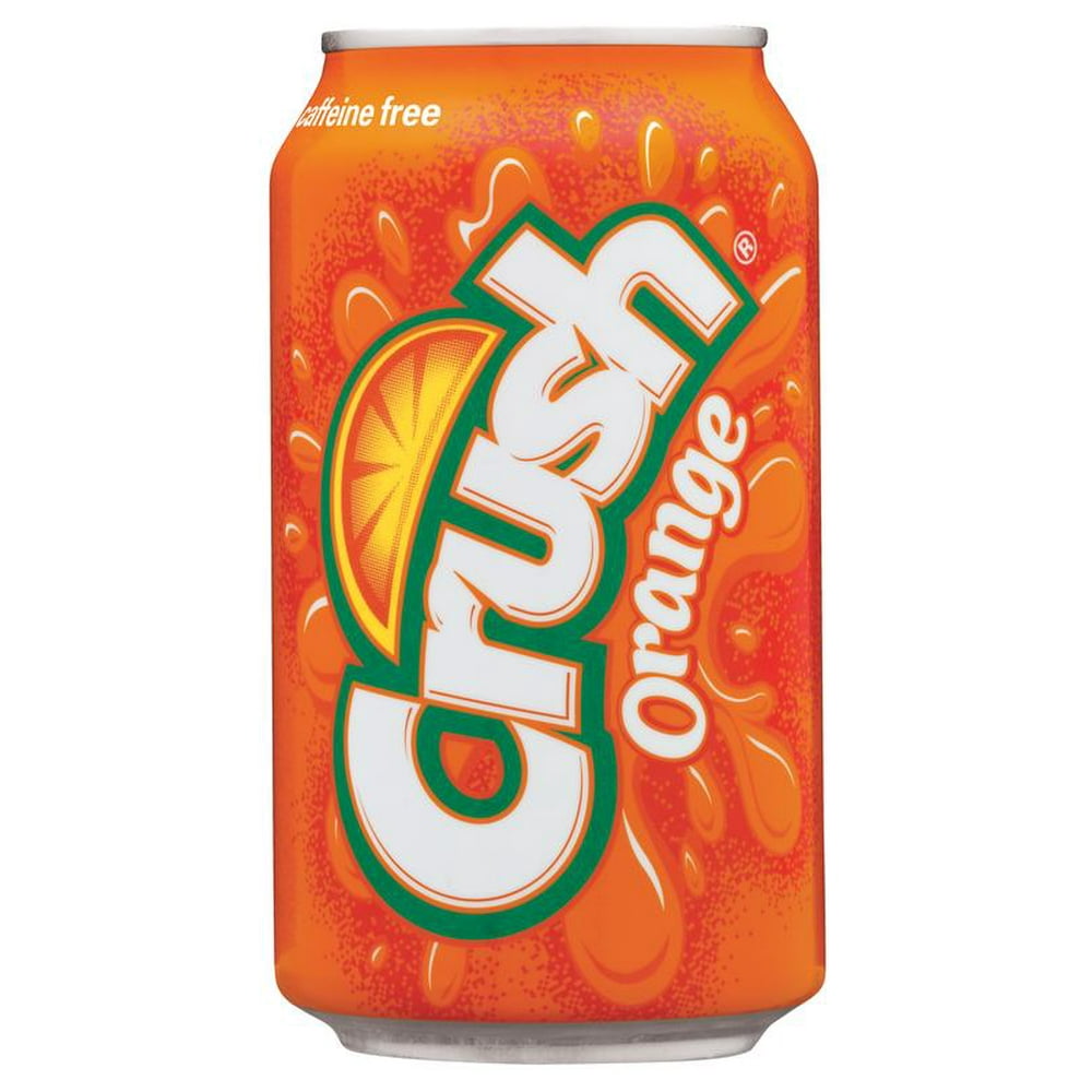Crush CaffeineFree Orange Soda, 12 Fl. Oz.