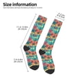 thumbnail image 5 of Haiem Hawaii Palms Socks, Funny Novelty Crazy Design Cotton Socks Sports Socks Knee High Socks For Men, Women,1Pairs - Gift For Working Friends, 5 of 9