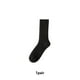 thumbnail image 4 of Guardurnaity 1 par de calcetines de mujer Otoño Invierno cálido Color sólido negocios hogar suave cómodo calcetería larga calzado lavable para Medias Negro, 4 of 6