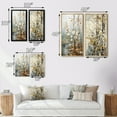 thumbnail image 4 of Designart "White Gray Tree Sycamore Euphony" Tree Sycamore Framed Wall Art Set Of 2 - Multi-Color Floral Framed Wall Art Set Of 2, 4 of 7