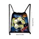 thumbnail image 3 of Mochila de fútbol con cordón de tiro con tela Oxford impermeable, gran bolsa deportiva para gimnasio, viajes o colegio, 3 of 6