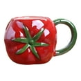 thumbnail image 1 of Taza de café con forma de fruta Taza de leche de café de cerámica adorable Vajil Té Tazas de agua ligeras Reutilizables para regalo de Sunnimix  Taza de café, 1 of 8